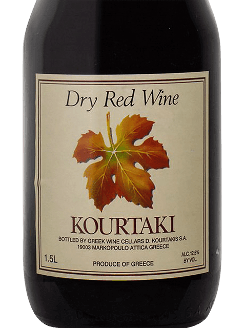 Kourtaki Dry Red Wine 1.5 L
